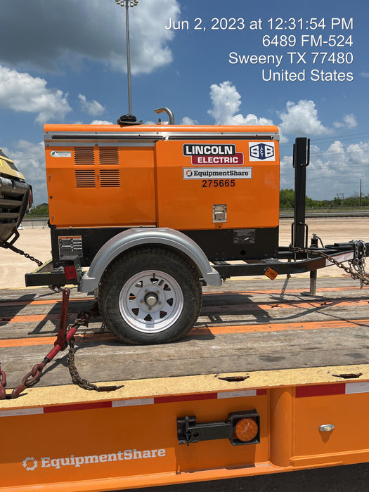 2022 Lincoln Electric LE400 Kubota V1505, Trlr, Cable Rack, Light Kit, ES Decals, T3