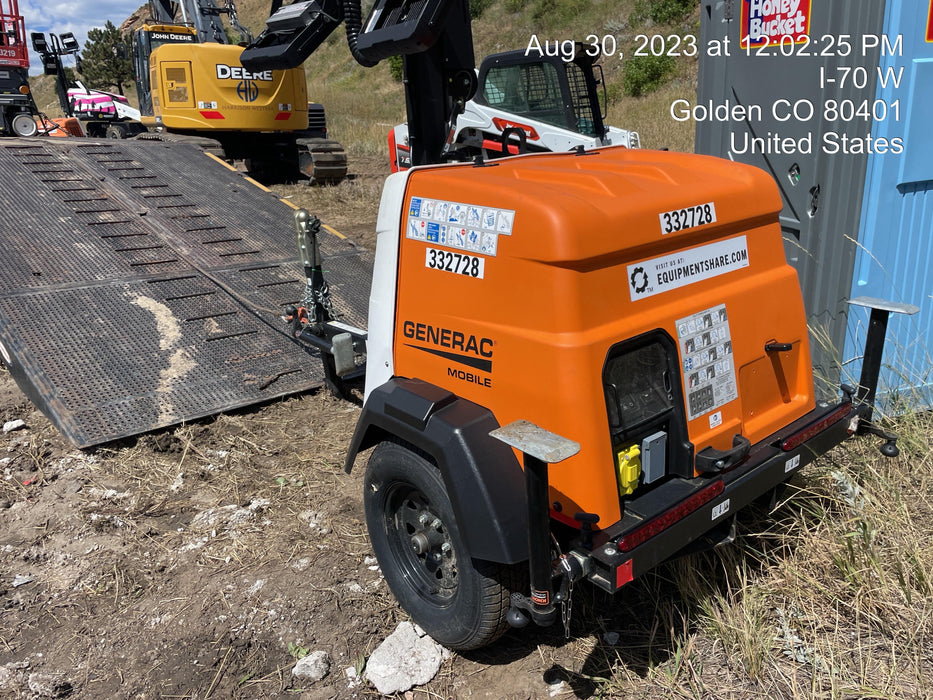 2023 Generac MLT2 Diesel, Flex Switch 120V Input, Powerzone Controller, (4) 320W LED Lights, 4kW Generator, 39.9 Gal Fuel Tank, 2" Ball, T3