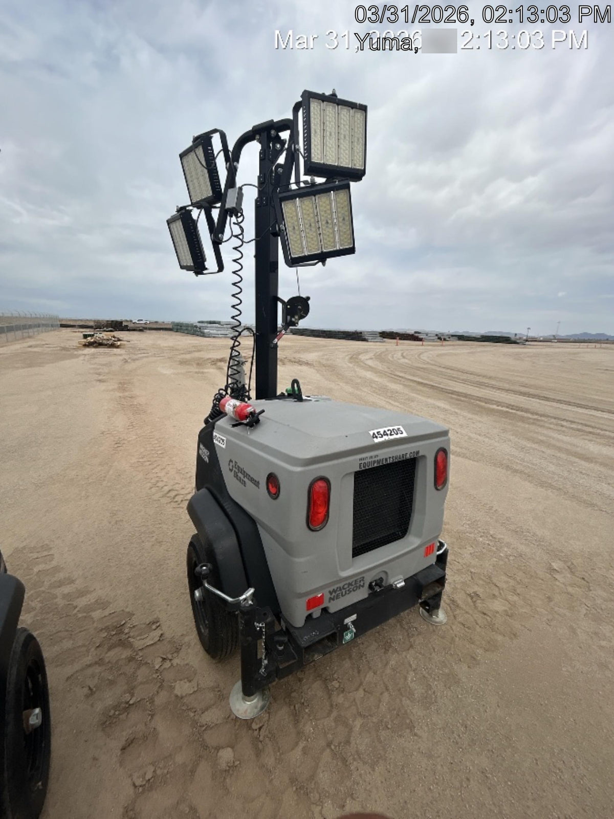 2024 Wacker Neuson LTT4 Diesel, Kohler KDW702, Deep Sea Controller, Auto Start, LED 320W, Bypass Outlet, T3