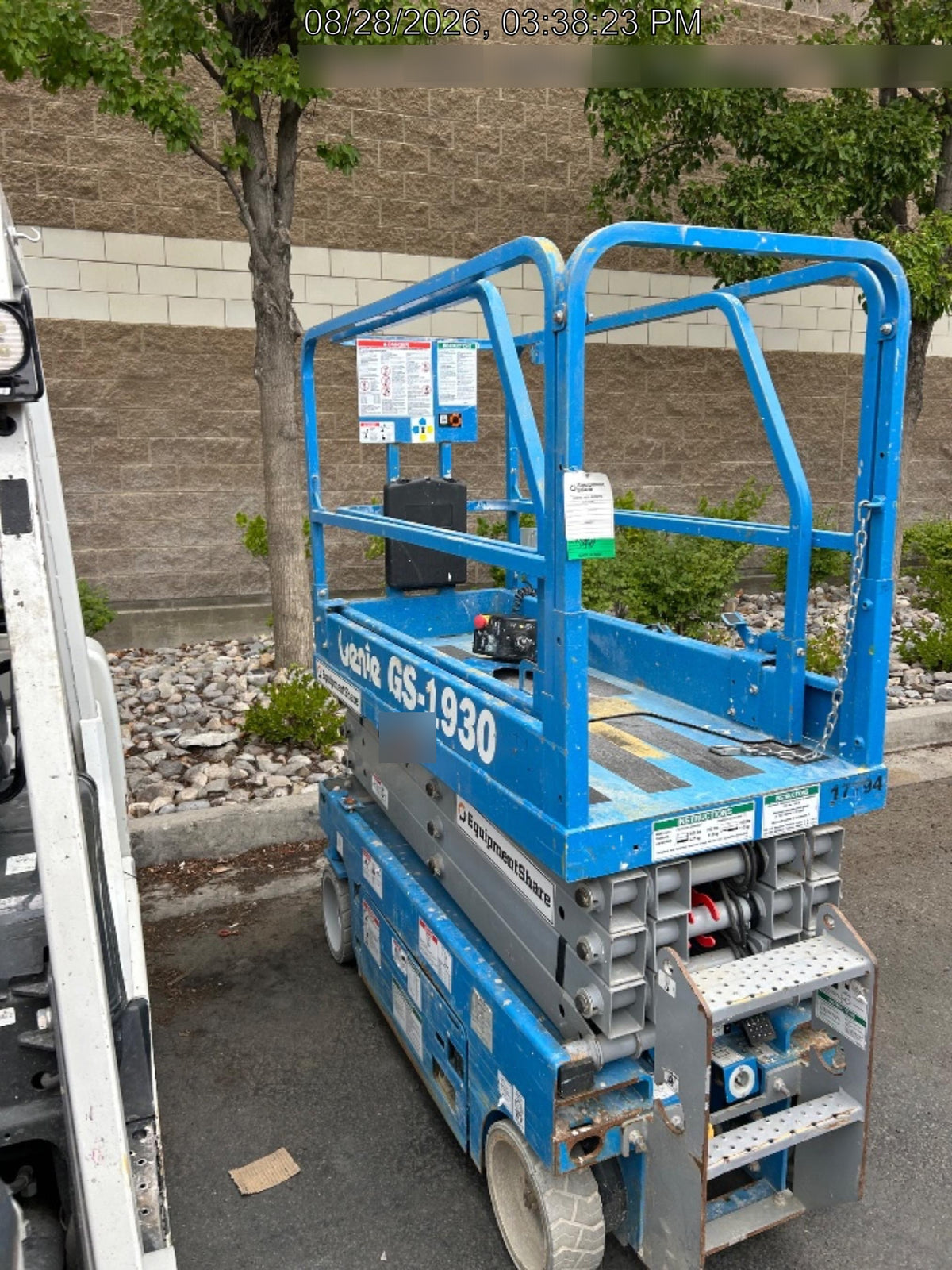 2018 Genie GS-1930 Genie GS-1930 w/Fixed Rail, Chain Entry