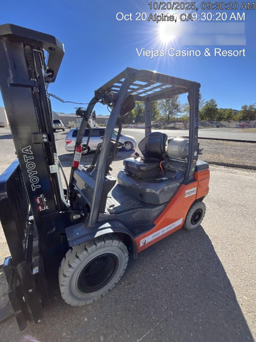 2022 TOYOTA 8FGU25 LP w/ Scale