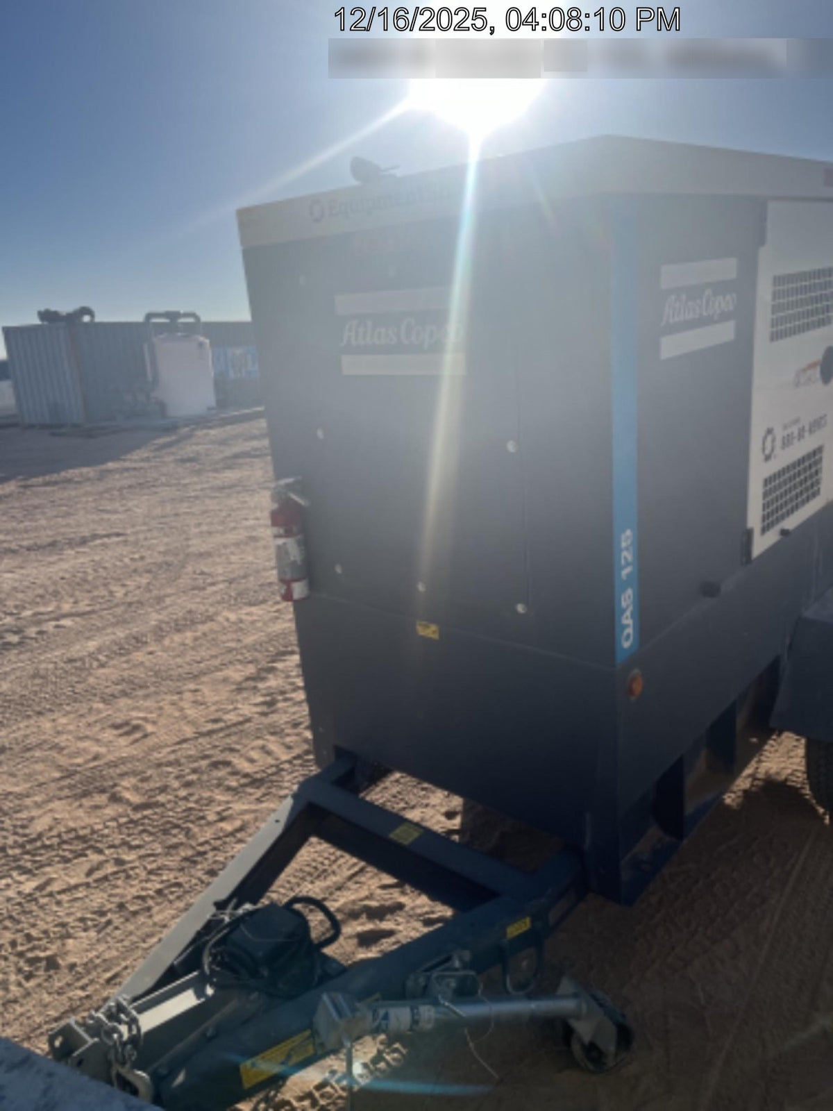 2022 ATLAS COPCO QAS 125