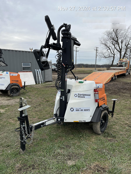 2024 Generac MLT2 Diesel, Flex Switch 120V Input, Powerzone Controller, 
(4) 320W LED Lights, 4kW Generator, 39.9 Gal Fuel Tank, 2" Ball, T3