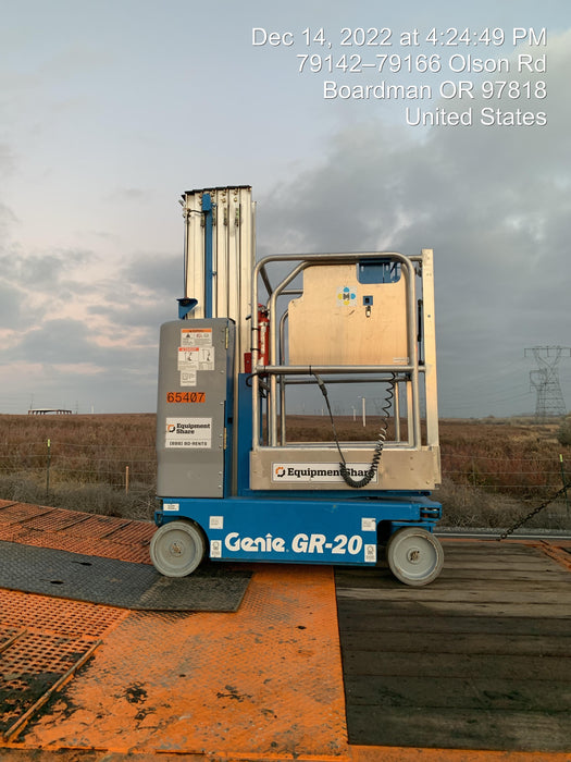2020 GENIE GR-20