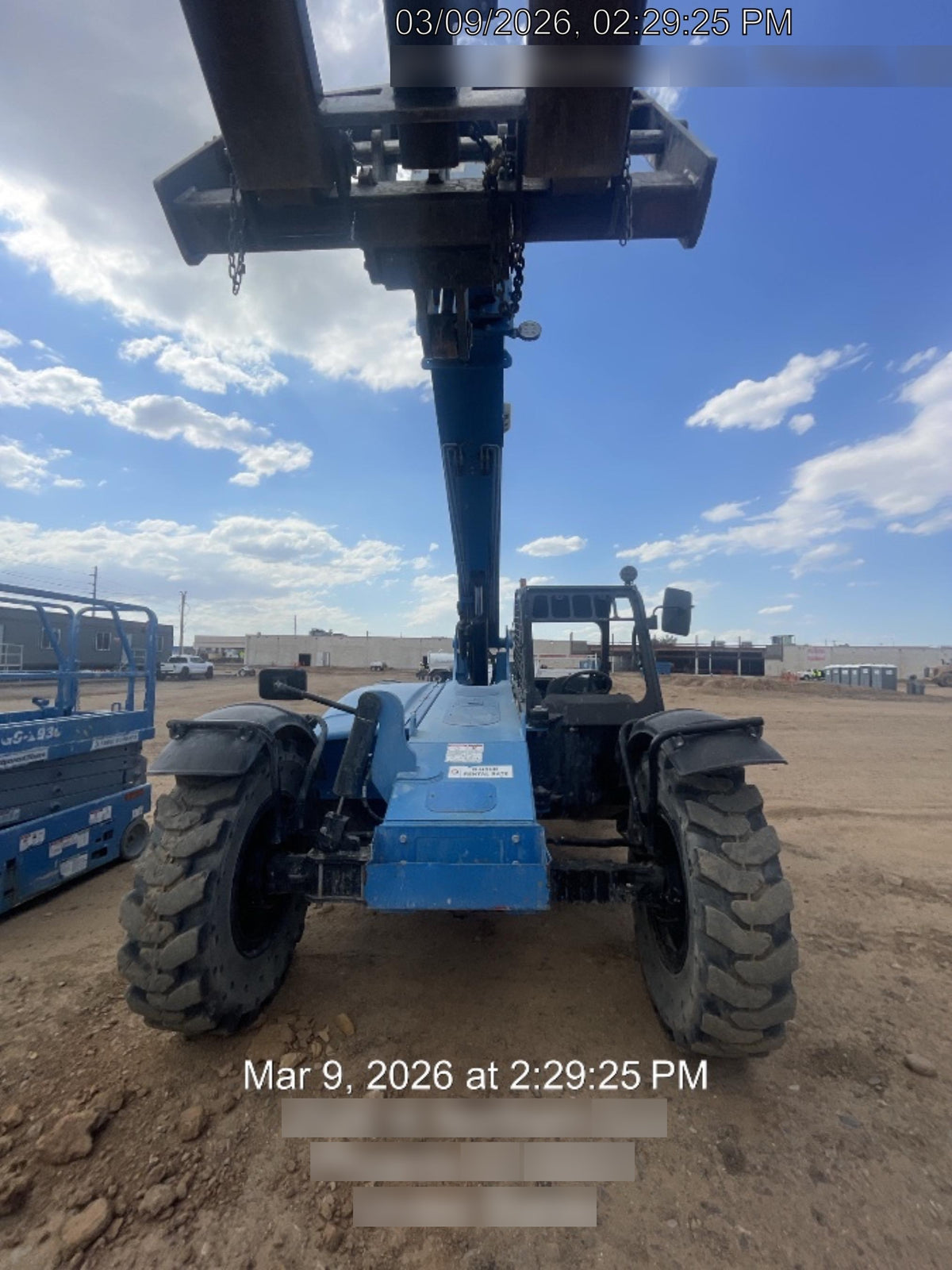 2018 Genie GTH-636 Genie GTH-636 w/Open ROPS, Work Lights, Solid Tires, RH Cab Mesh, Beacon, 48" Carriage and Forks