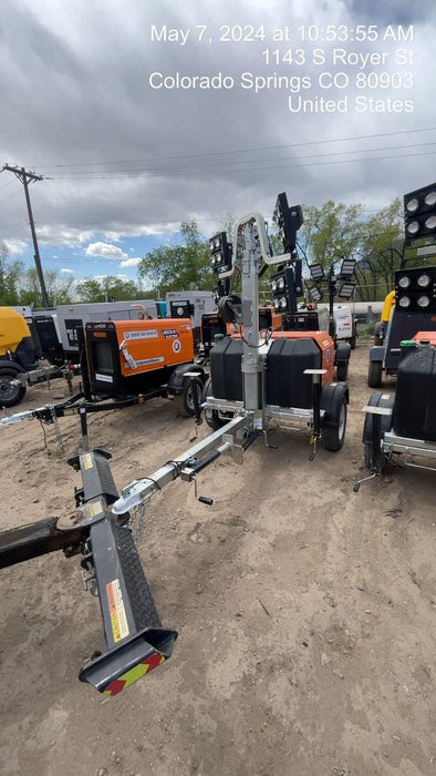 2023 Wanco WLTT-4MM4K Diesel, Deep Sea Controller, Shore Power Plug, Auto Start, (4) 350W LED Floodlights, 4kW Generator, 60 Gal Fuel Tank, 2" Ball, T3