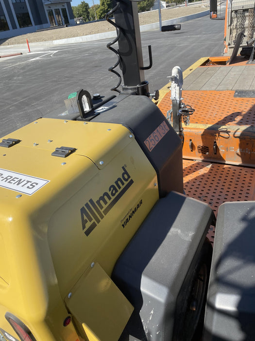 2022 Allmand NLV3GR (4) LED Light Fixture 350W, 23' Vertical Mast, 3kW Prime, Towable, ES Decals, T3