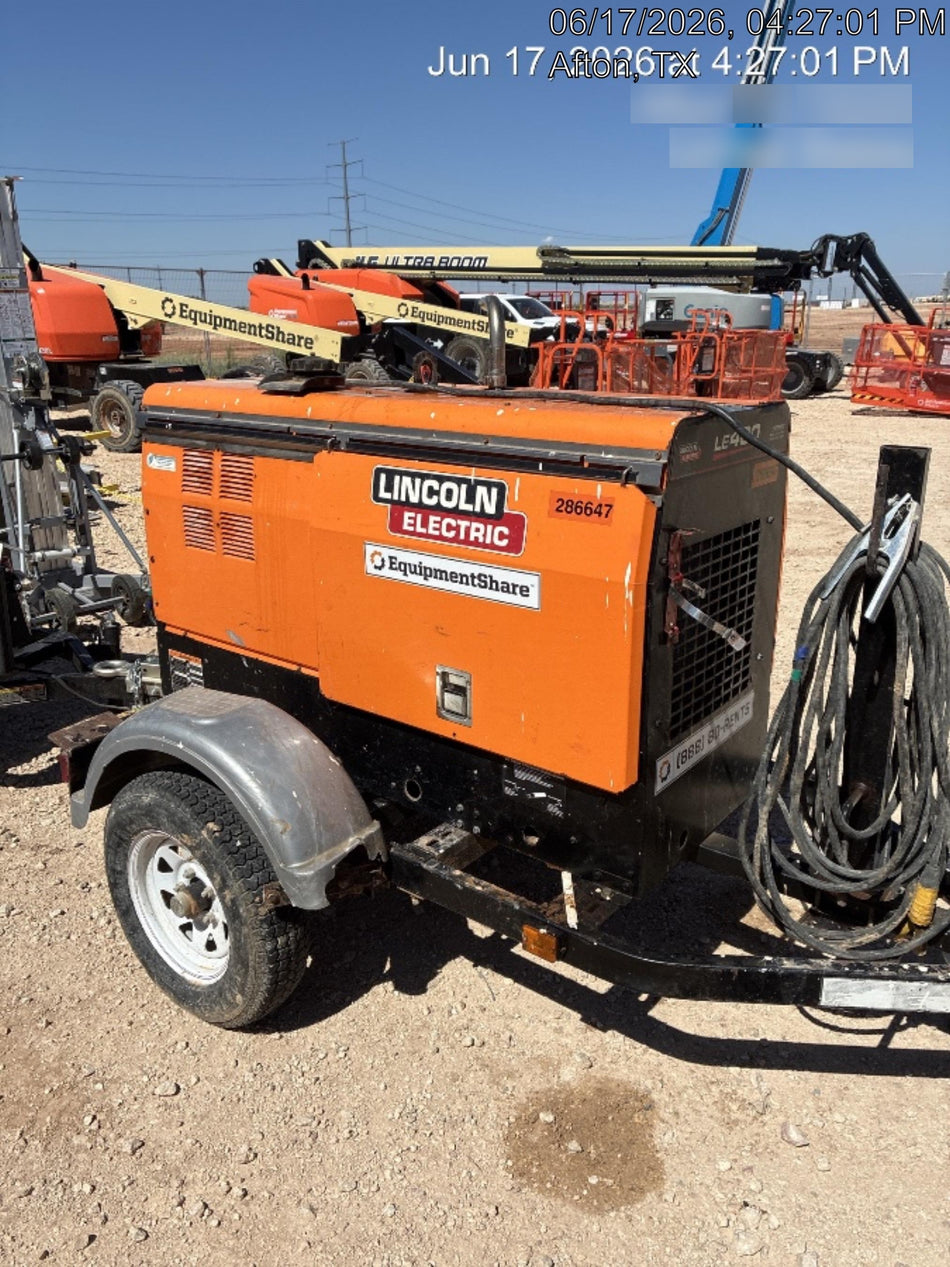 2022 Lincoln Electric LE400 Kubota V1505, Trlr, Cable Rack, Light Kit, ES Decals, T3