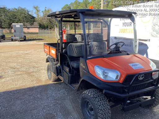 2020 Kubota RTV-X1140W-H 4wd Utility Cart, 4 Seat, Diesel, LED Strobe, Windshield Tempered Glass, Plastic Canopy, Wire Harness Kit, Backup Alarm