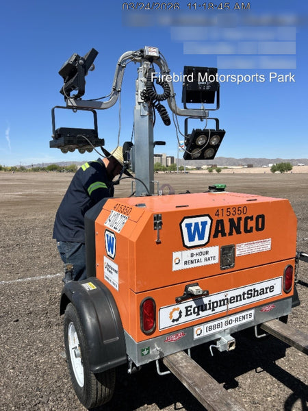 2024 Wanco WLTT-4MM4K Diesel, Deep Sea Controller, Shore Power Plug, Auto Start, (4) 350W LED Floodlights, 4kW Generator, 60 Gal Fuel Tank, 2" Ball, T3