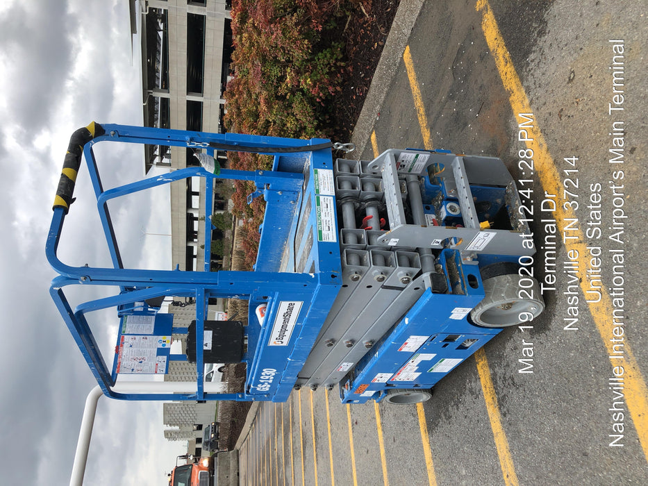 2019 Genie GS-1930 Fixed Rails with Chain Entry