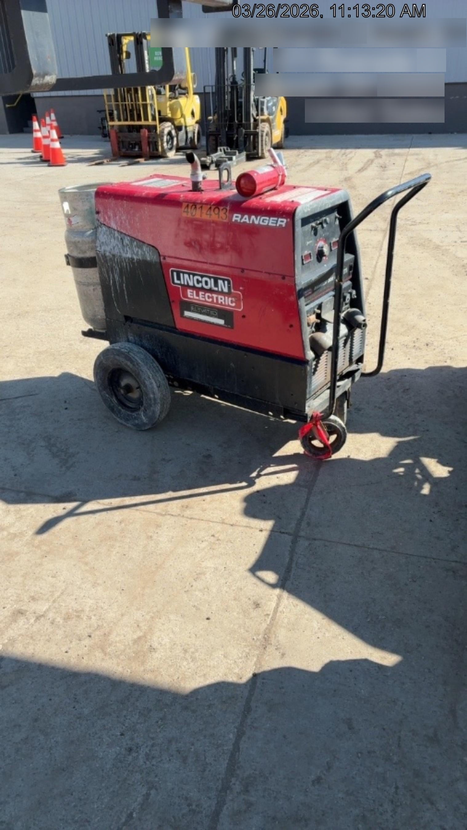 2024 Lincoln Electric Ranger 305 LPG Ranger 305 LPG, Undercarriage, Tank Holder & Strap, 10kw AC Gen, 25hp Kohler LPG Eng