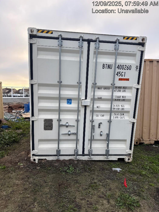 2025 CONEX Storage Container 8'x8'x40'