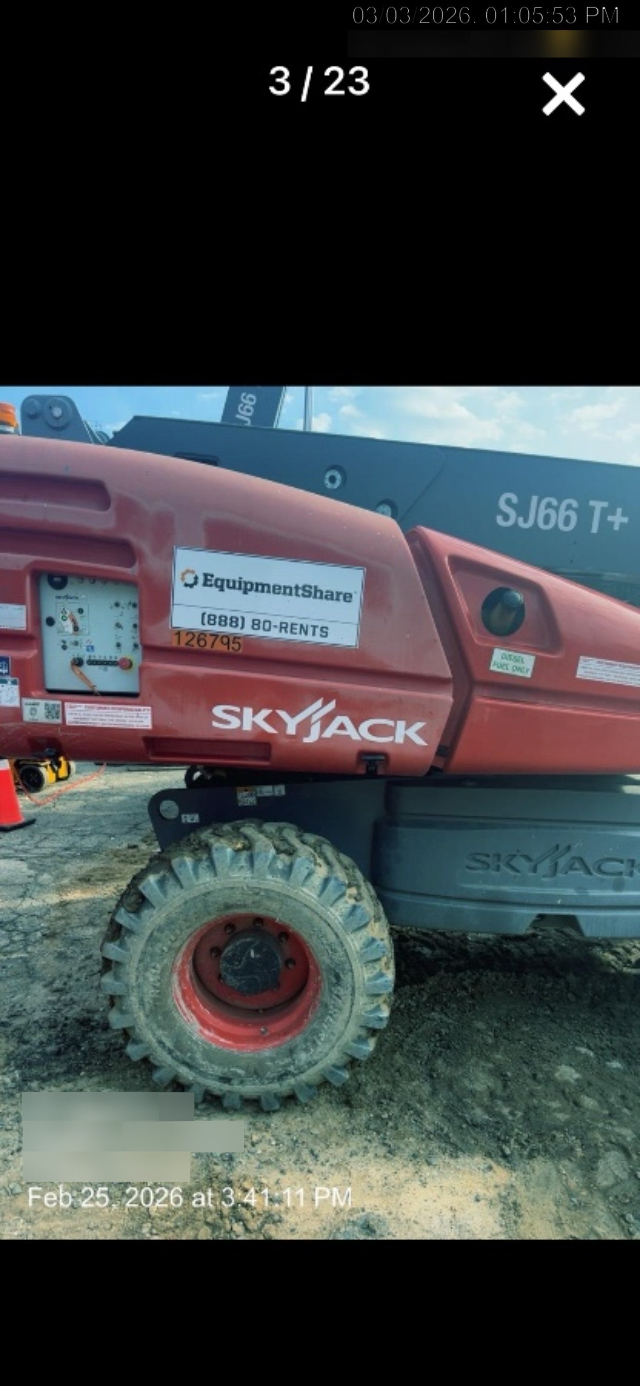 2021 SKYJACK SJ66T+