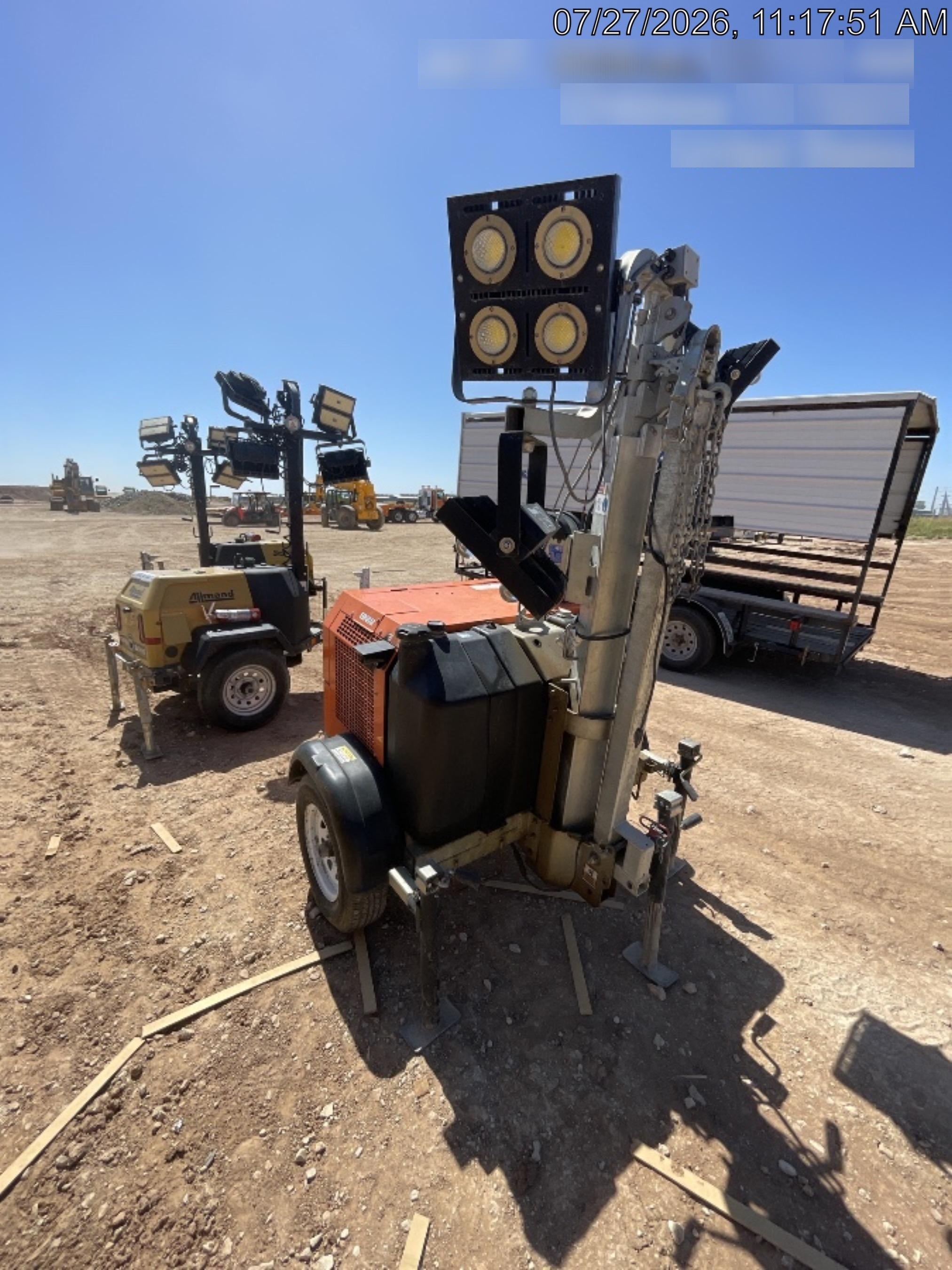 2024 Wanco WLTT-4MM4K Diesel, Deep Sea Controller, Shore Power Plug, Auto Start, (4) 350W LED Floodlights, 4kW Generator, 60 Gal Fuel Tank, 2" Ball, T3