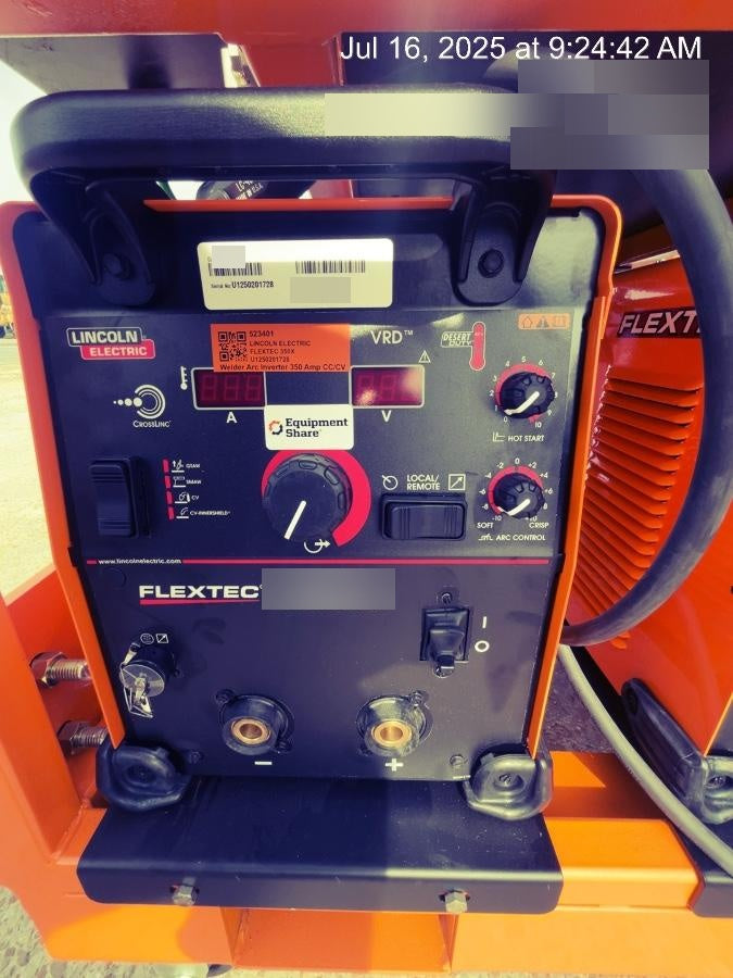 2025 LINCOLN ELECTRIC FLEXTEC 350X