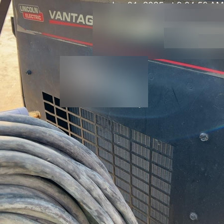 2019 Lincoln Electric Vantage 322 Welder Ready-Pak 3, Two wheel trailer, Fender and Light kit, Cable Rack