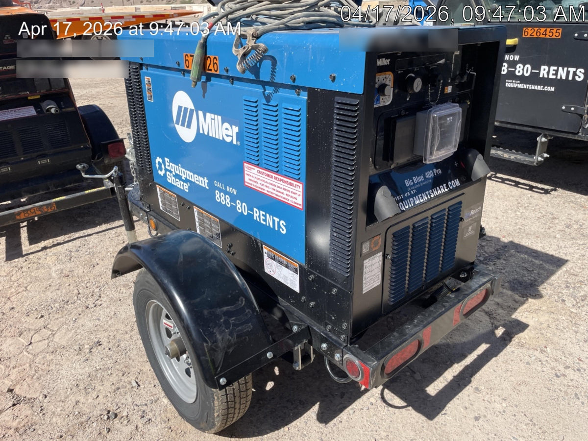 2026 MILLER ELECTRIC BIG BLUE 400