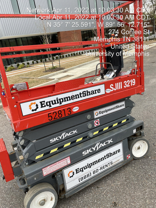 2019 Skyjack SJIII-3219 Standard Options, Trojan Batteries