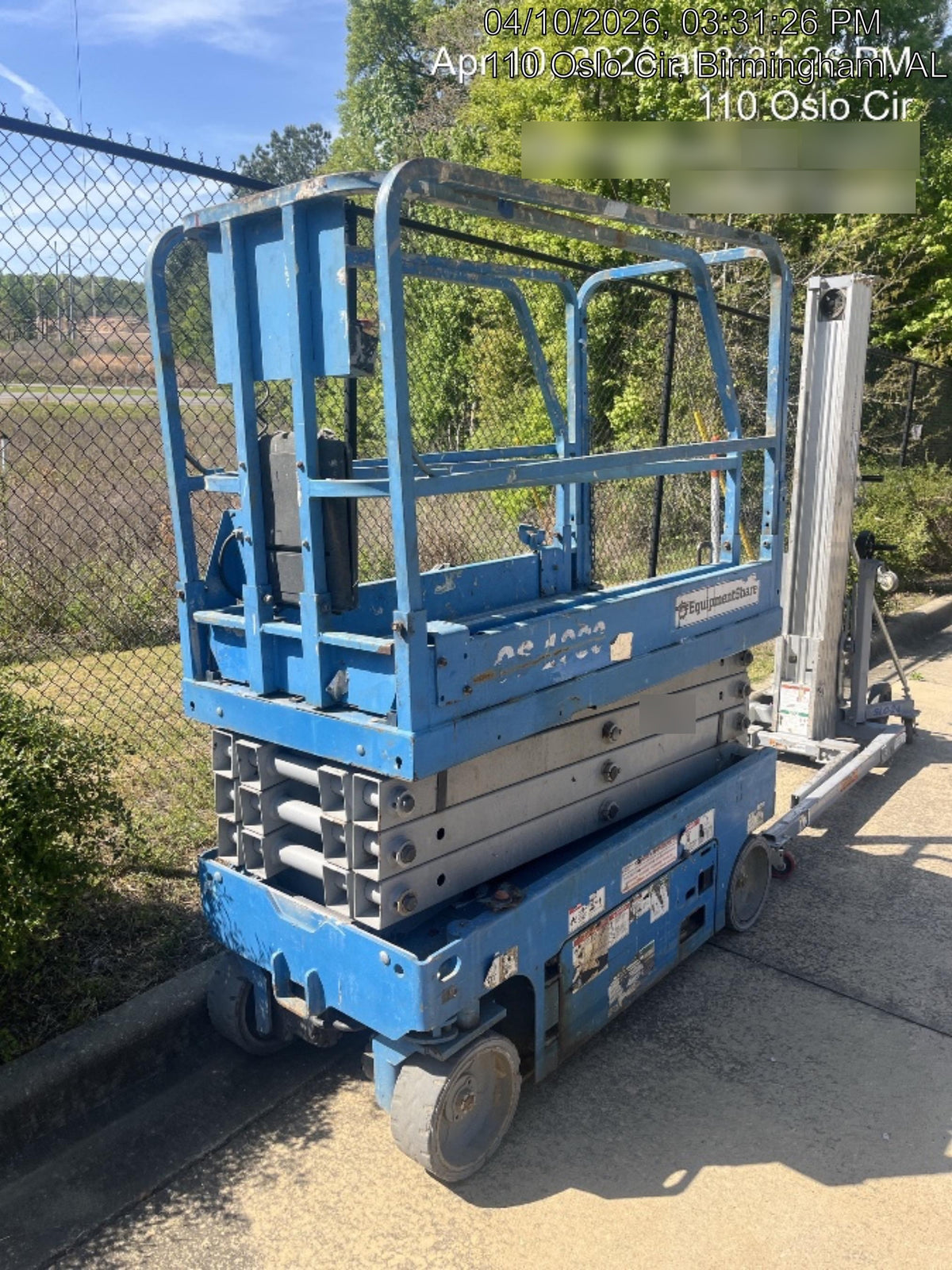 2019 Genie GS-1930 Fixed rails with chain Entry