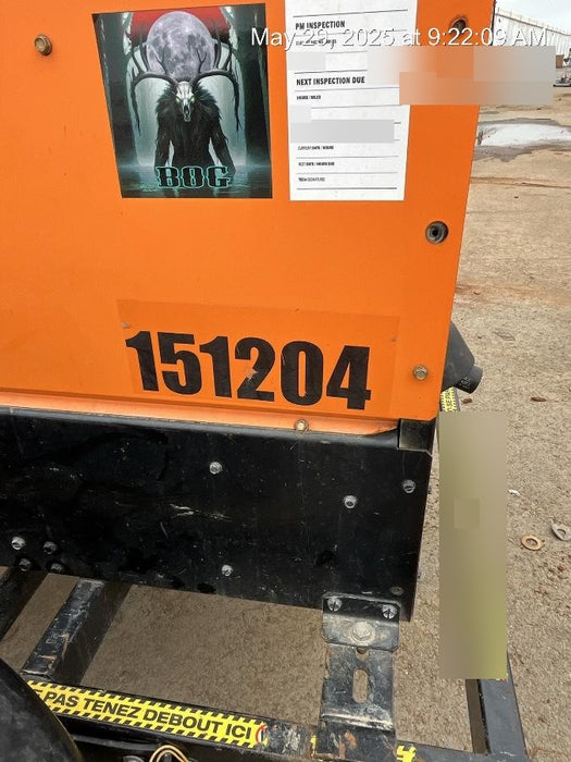 2021 Lincoln Electric Vantage 322 Vantage 322 Ready Pak 3 w/ Telematics & Decals, ORANGE (includes trailer, cable rack, fender light kit)