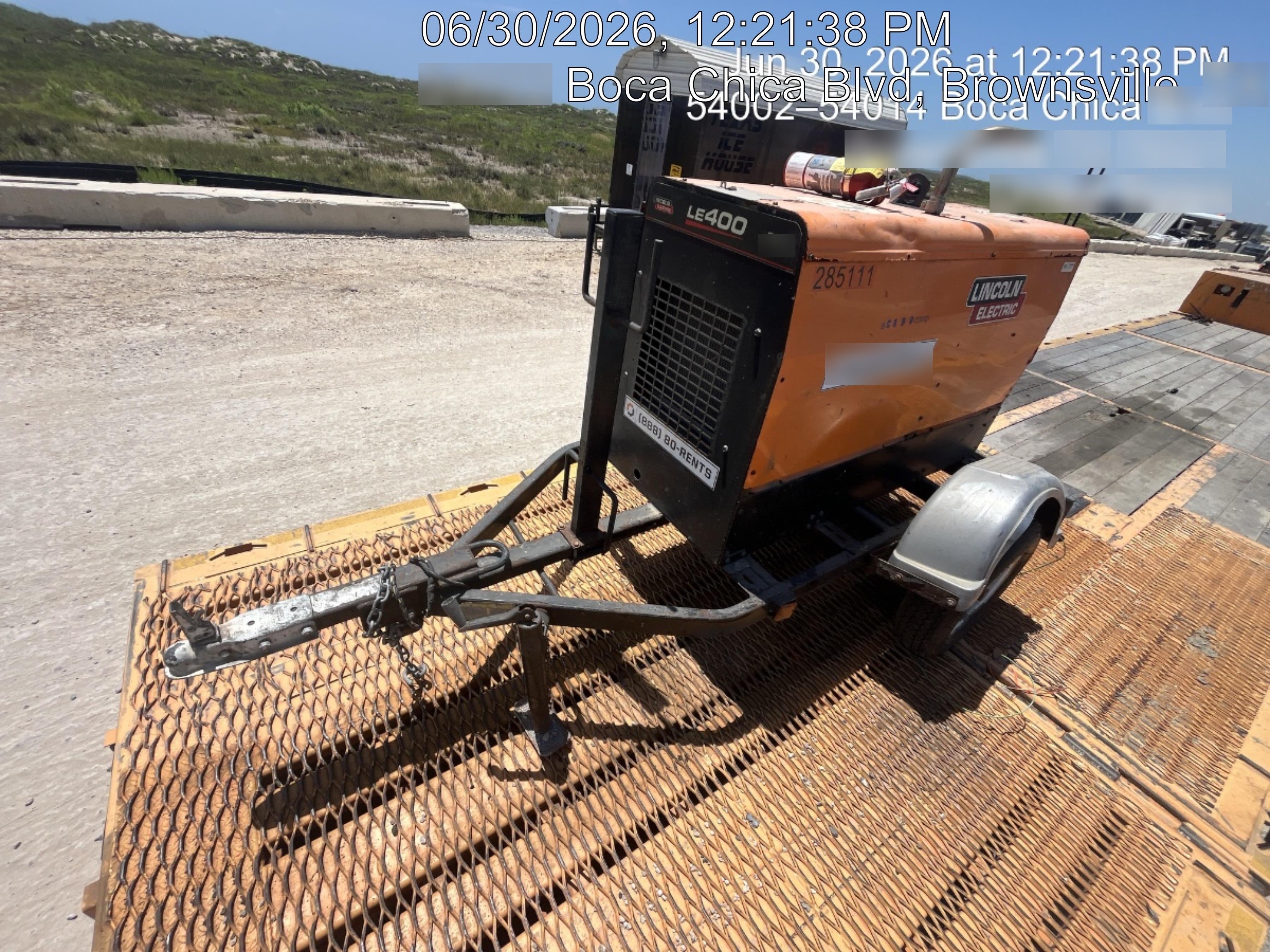 2022 Lincoln Electric LE400 Kubota V1505, Trlr, Cable Rack, Light Kit, ES Decals, T3