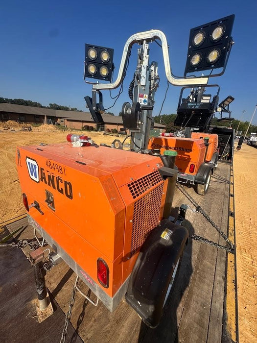 2025 Wanco WLTT-4MM4K Diesel, Mitsubishi L2E, 9.0HP @1800 rpm, Deep Sea Controller, Shore Power Plug, Auto Start, (4) 350W LED Floodlights, 4kW Generator, 60 Gal Fuel Tank, 2" Ball, T3