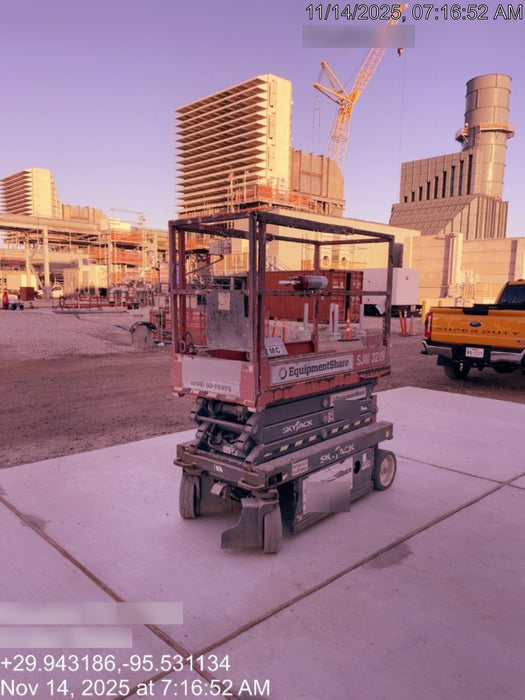 2019 Skyjack SJIII-3219 Standard Options, Trojan Batteries