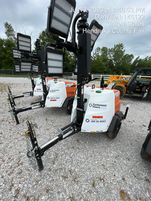 2023 Generac MLT2 Diesel, Flex Switch 120V Input, Powerzone Controller, (4) 320W LED Lights, 4kW Generator, 39.9 Gal Fuel Tank, 2" Ball, T3