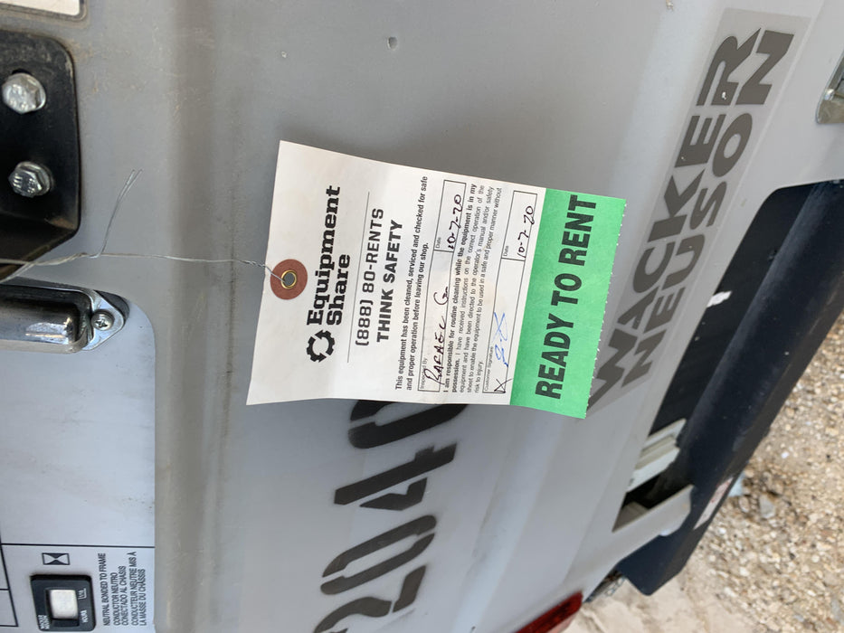 2018 Wacker Neuson LTV6L-MH LTV6L Mobile Light Tower w/Fuel Level Sensor Installed