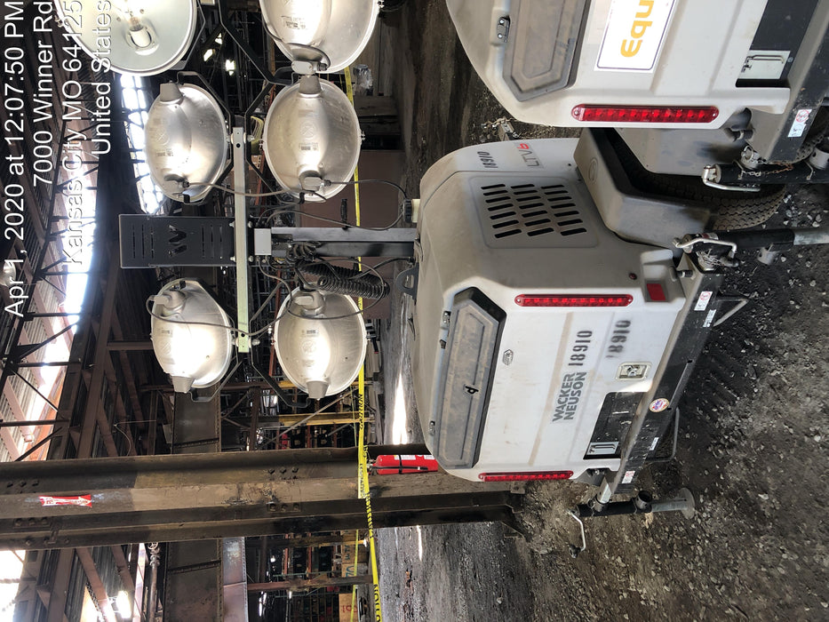 2018 Wacker Neuson LTV6L-MH Wacker Neuson LTV6L Mobile Light Tower w/Fuel Level Sensor Installed
