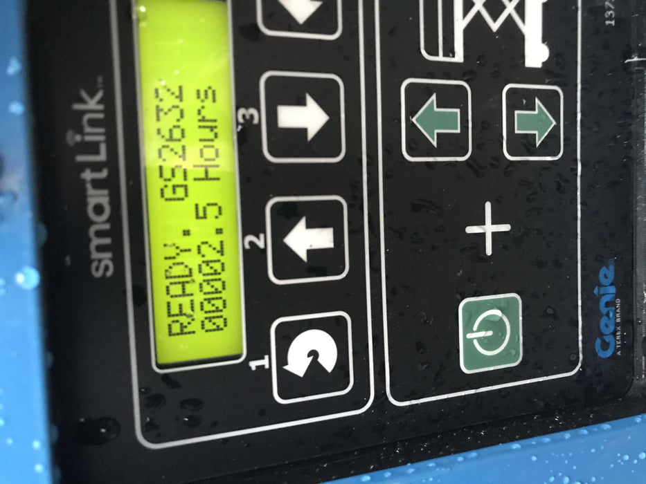 2019 Genie GS-2632 Folding rails with half height swing gate