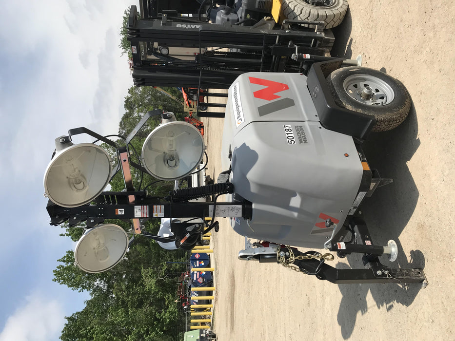 2019 Wacker Neuson LTV6L-MH Mobile Light Tower w/Fuel Level Sensor Installed