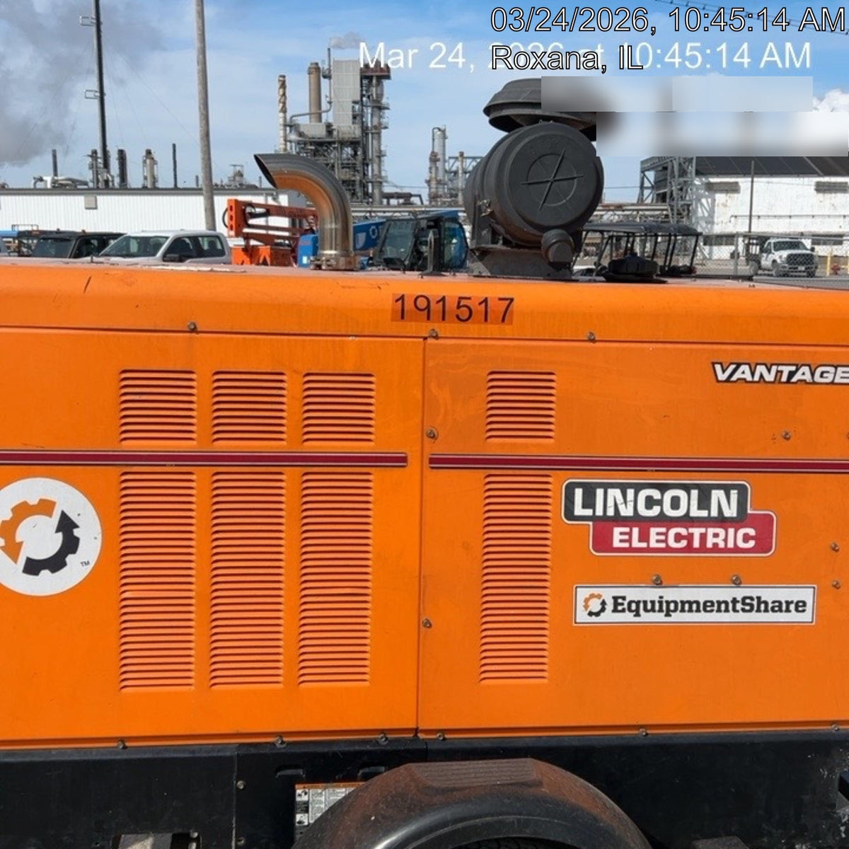 2021 Lincoln Electric Vantage 549X Ready Pak 3, ORANGE (includes trailer, cable rack, fender light kit)