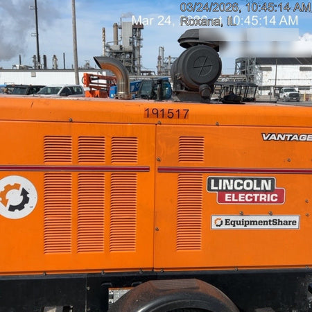 2021 Lincoln Electric Vantage 549X Ready Pak 3, ORANGE (includes trailer, cable rack, fender light kit)