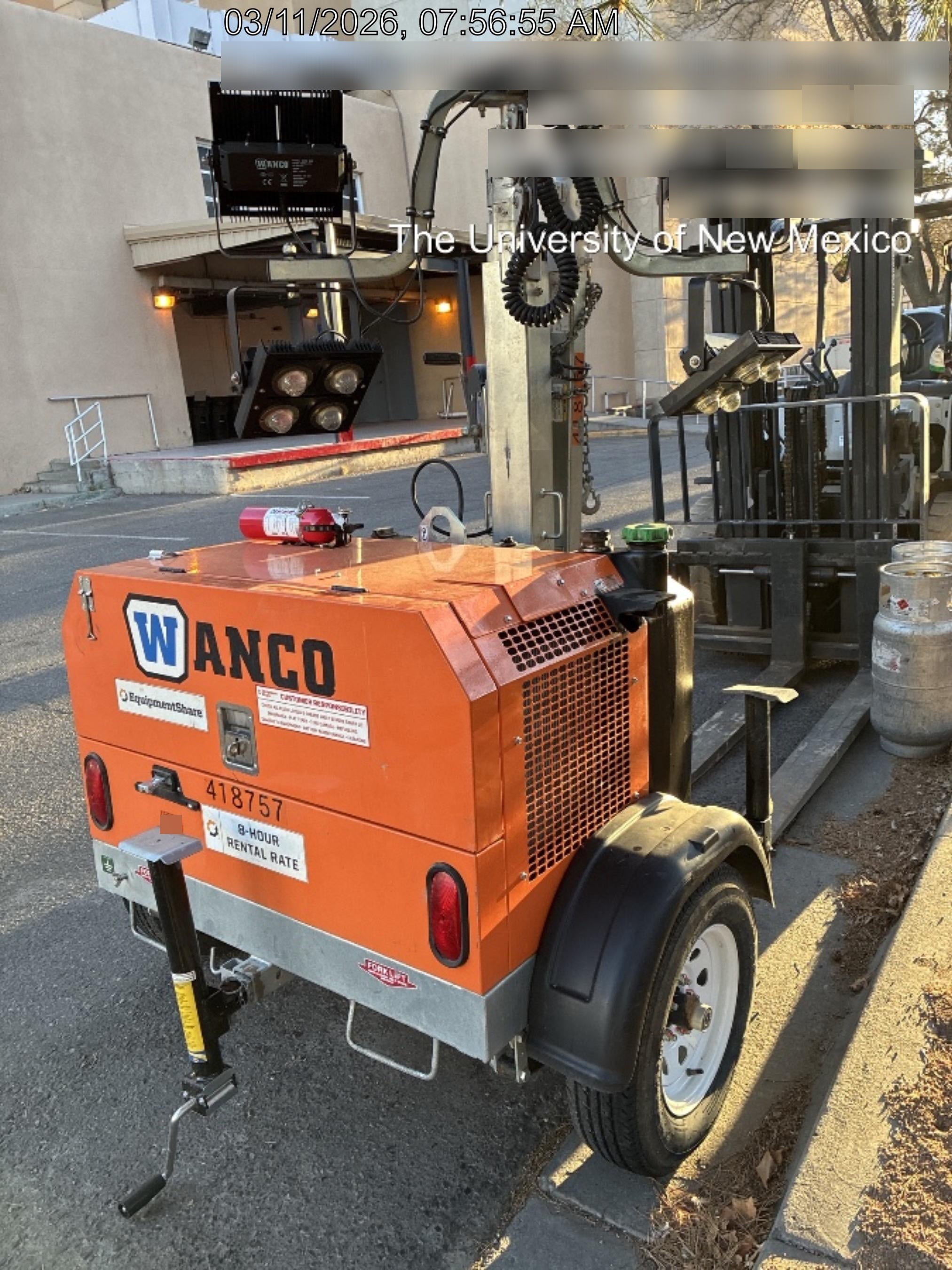 2024 Wanco WLTT-4MM4K Diesel, Deep Sea Controller, Shore Power Plug, Auto Start, (4) 350W LED Floodlights, 4kW Generator, 60 Gal Fuel Tank, 2" Ball, T3