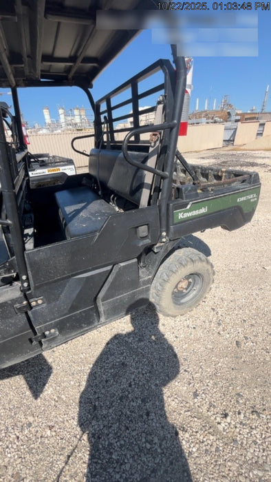 2018 Kawasaki Mule PRO-DXT Kawasaki Mule 4x4 Diesel UTV w/Hard Top, Windshield, Beacon, Backup Alarm, ES Keypad/Hardware Installed