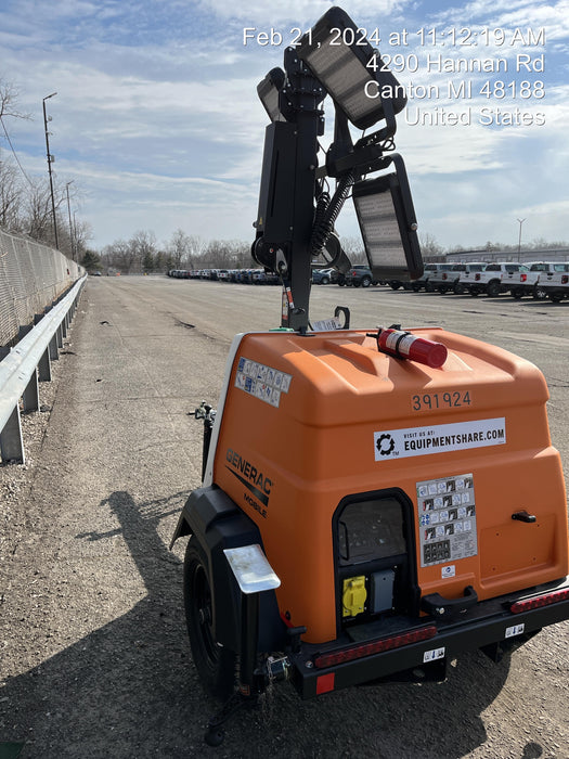 2024 Generac MLT2 Diesel, Flex Switch 120V Input, Powerzone Controller, 
(4) 320W LED Lights, 4kW Generator, 39.9 Gal Fuel Tank, 2" Ball, T3