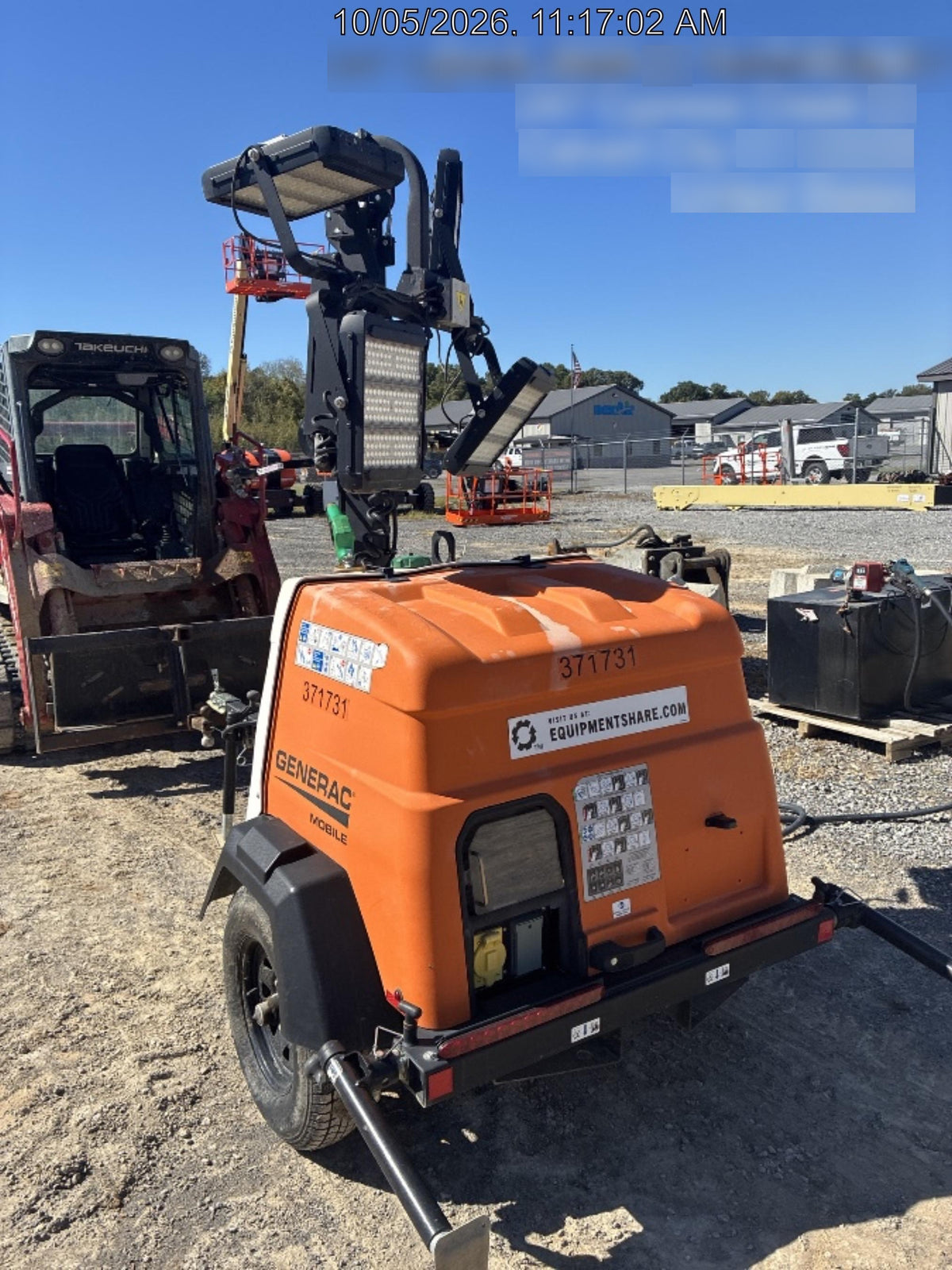 2023 Generac MLT2 Diesel, Flex Switch 120V Input, Powerzone Controller, 
(4) 320W LED Lights, 4kW Generator, 39.9 Gal Fuel Tank, 2" Ball, T3