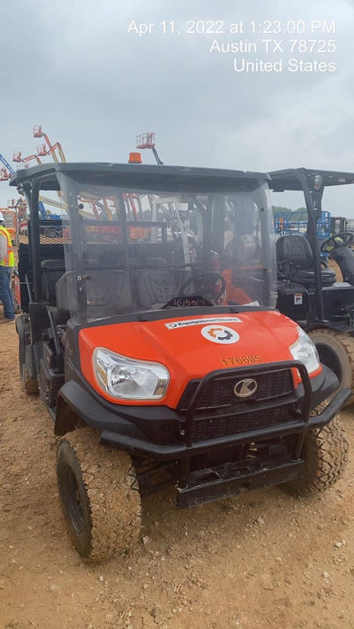 2021 Kubota RTV-X1140W-H Plastic Canopy, Windshield Acrylic Clear, LED Strobe Light, Wire Harness Kit, Back up Alarm