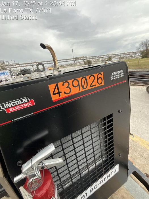 2024 Lincoln Electric LE400 Kubota V1505, Trlr, Cable Rack, Light Kit, ES Decals, T3