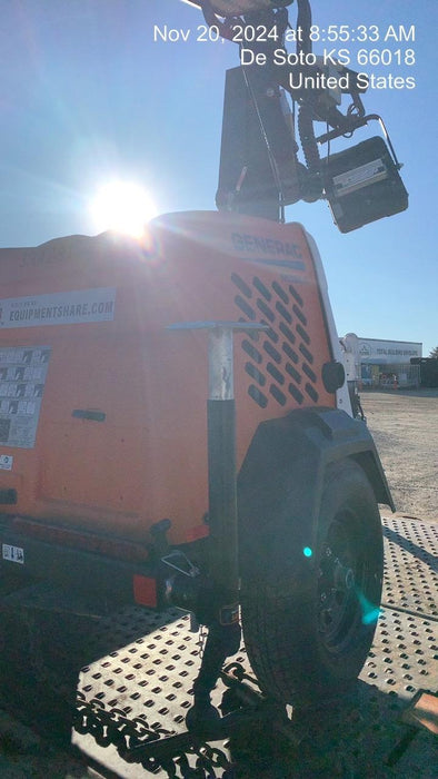 2024 Generac MLT2 Diesel, Flex Switch 120V Input, Powerzone Controller, 
(4) 320W LED Lights, 4kW Generator, 39.9 Gal Fuel Tank, 2" Ball, T3