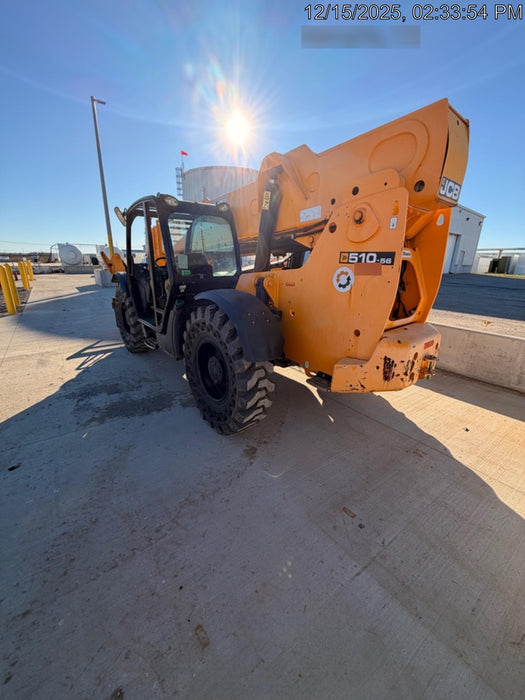 2020 JCB 510-56 Canopy, Solid Tires, Work Lights, Beacon, Aux Hydraulics, Back up Alarm, Lifting Eye, ES Decals