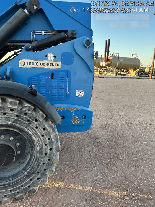 2018 Genie GTH-1056 GTH-1056 w/Open ROPS, Solid Tires, Work Lights, 60" carriage/forks, cab mesh, beacon