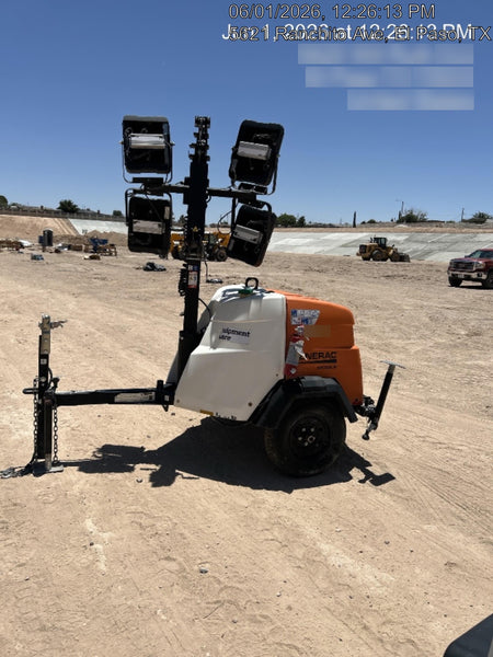 2024 Generac MLT2 Diesel, Flex Switch 120V Input, Powerzone Controller, 
(4) 320W LED Lights, 4kW Generator, 39.9 Gal Fuel Tank, 2" Ball, T3