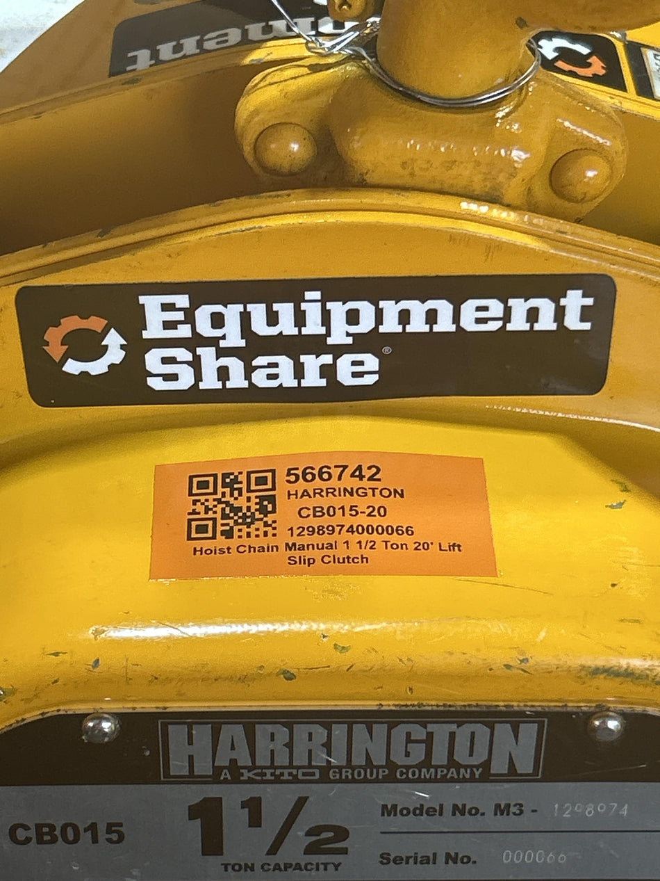 2025 HARRINGTON CB015-20