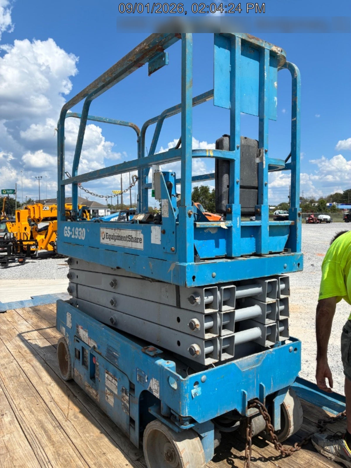 2019 Genie GS-1930 Fixed rails with chain Entry