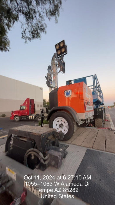 2024 Wanco WLTT-4MM4K Diesel, Deep Sea Controller, Shore Power Plug, Auto Start, (4) 350W LED Floodlights, 4kW Generator, 60 Gal Fuel Tank, 2" Ball, T3