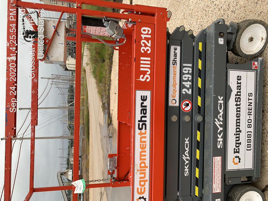 2019 Skyjack SJIII-3219 Skyjack SJIII3219 Standard w/Trojan Batteries