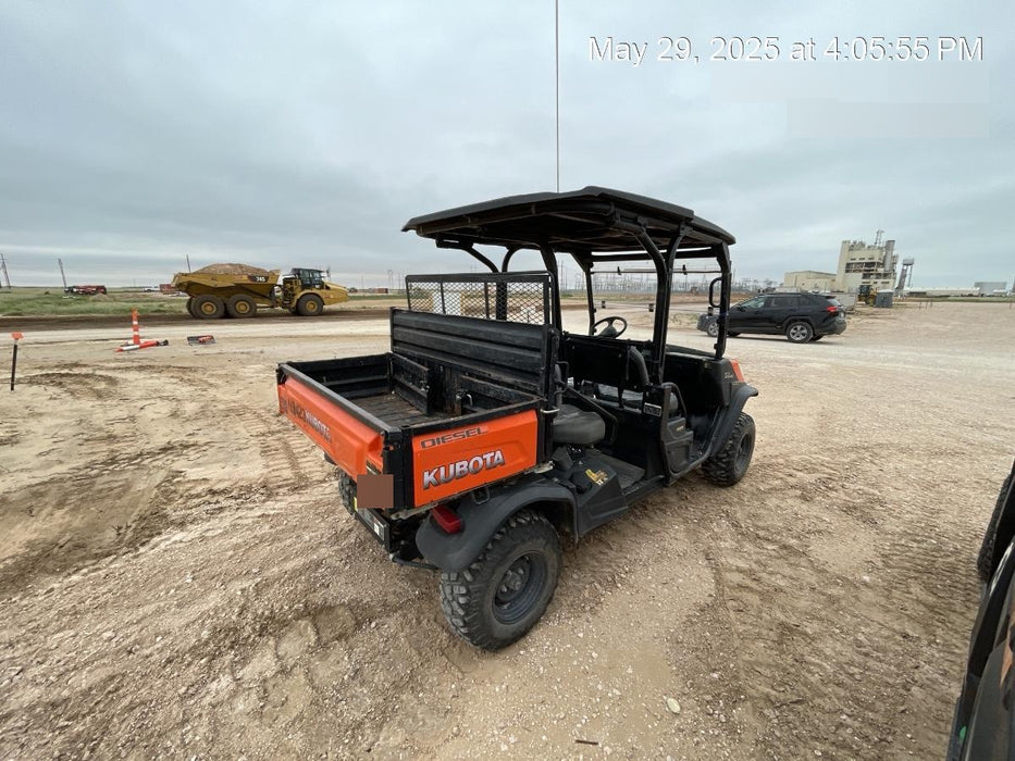 2020 Kubota RTV-X1140W-H Canopy, 4-Seater, Diesel, Windshield Acrylic Clear, LED Strobe, Backup Alarm